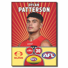 AFL 2026 GOLD COAST SUNS Football Club - PATTERSON, Dylan