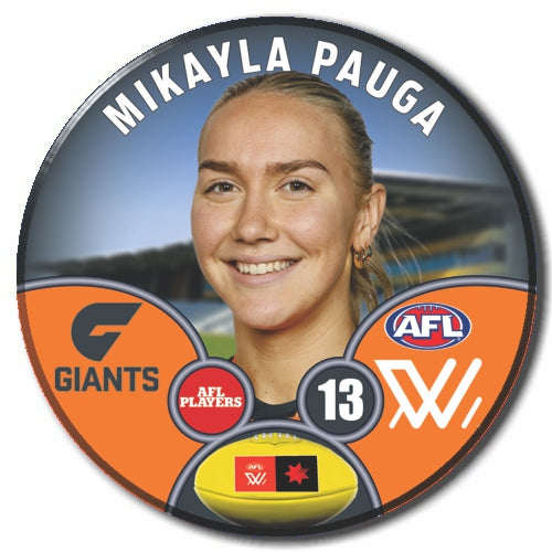 AFLW S9 GWS Giants Football Club - PAUGA, Mikayla
