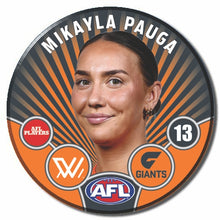 AFLW S11 GWS GIANTS - PAUGA, Mikayla