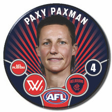 AFLW S11 MELBOURNE - PAXMAN, Paxy