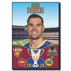 2024 AFL PREMIERS - BRISBANE LIONS - PAYNE, Jack