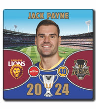 2024 AFL PREMIERS - BRISBANE LIONS - PAYNE, Jack