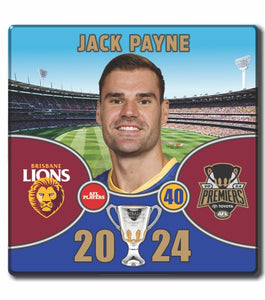 2024 AFL PREMIERS - BRISBANE LIONS - PAYNE, Jack
