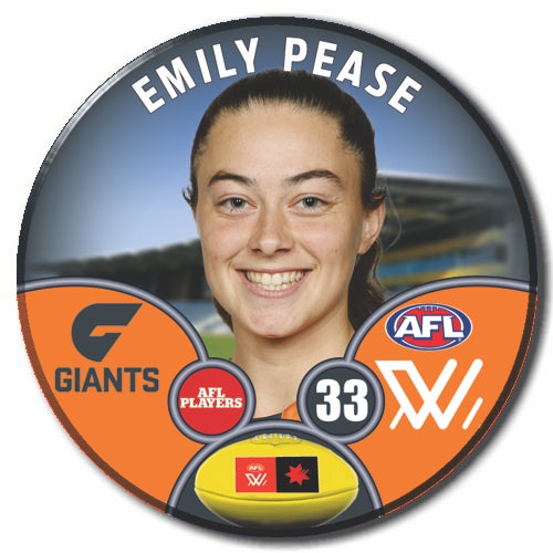 AFLW S9 GWS Giants Football Club - PEASE, Emily
