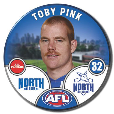 2025 AFL North Melbourne Football Club - PINK, Toby