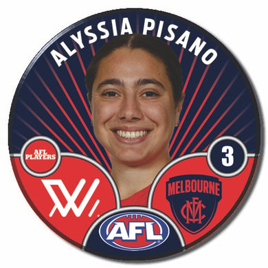AFLW S10 MELBOURNE - PISANO, Alyssa