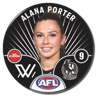 AFLW S10 COLLINGWOOD - PORTER, Alana