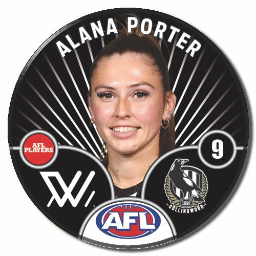 AFLW S10 COLLINGWOOD - PORTER, Alana