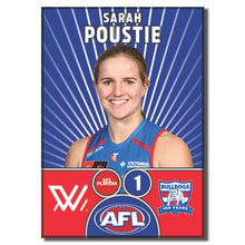 AFLW S10 WESTERN BULLDOGS - POUSTIE, Sarah