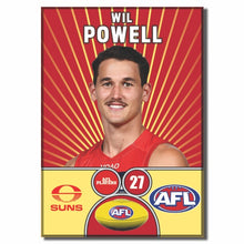 AFL 2026 GOLD COAST SUNS Football Club - POWELL, Wil