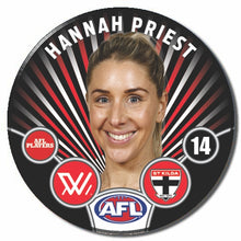 AFLW S11 ST KILDA - PRIEST, Hannah