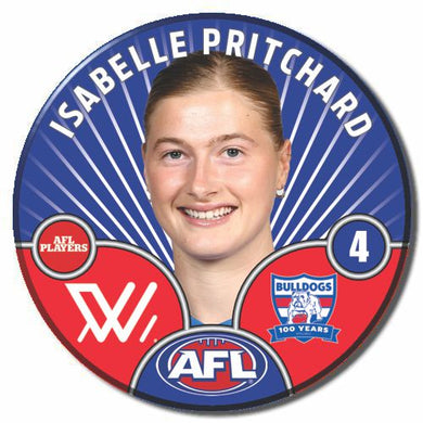 AFLW S10 WESTERN BULLDOGS - PRITCHARD, Isabelle