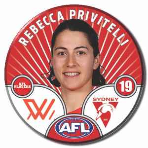 AFLW S10 SYDNEY SWANS - PRIVITELLI, Rebecca