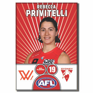AFLW S10 SYDNEY SWANS - PRIVITELLI, Rebecca