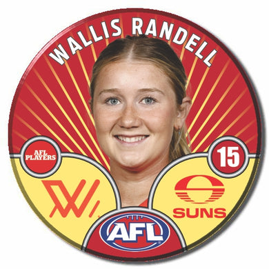 AFLW S10 GOLD COAST SUNS - RANDELL, Wallis