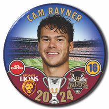 2024 AFL PREMIERS - BRISBANE LIONS - RAYNER, Cam