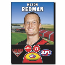 2024 AFL Essendon Football Club - REDMAN, Mason