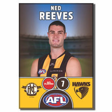 2025 AFL Hawthorn Football Club - REEVES, Ned