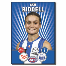 AFLW S11 NORTH MELBOURNE - RIDDELL, Ash