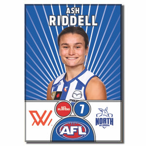 AFLW S10 NORTH MELBOURNE - RIDDELL, Ash
