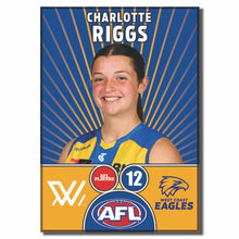 AFLW S10 WEST COAST EAGLES - RIGGS, Charlotte