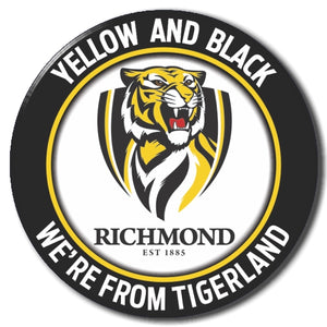 RICHMOND TIGERS SUPPORTER BADGES