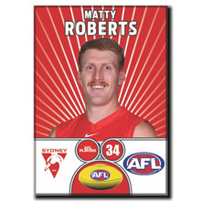 AFL 2026 SYDNEY SWANS Football Club - ROBERTS, Matty