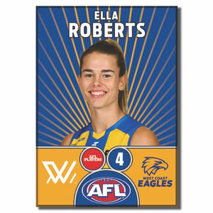 AFLW S10 WEST COAST EAGLES - ROBERTS, Ella