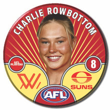 AFLW S10 GOLD COAST SUNS - ROWBOTTOM, Charlie