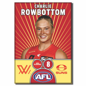 AFLW S10 GOLD COAST SUNS - ROWBOTTOM, Charlie