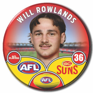 2024 AFL Gold Coast Suns Football Club - ROWLANDS, Will