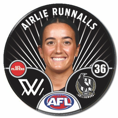 AFLW S10 COLLINGWOOD - RUNNALLS, Airlie