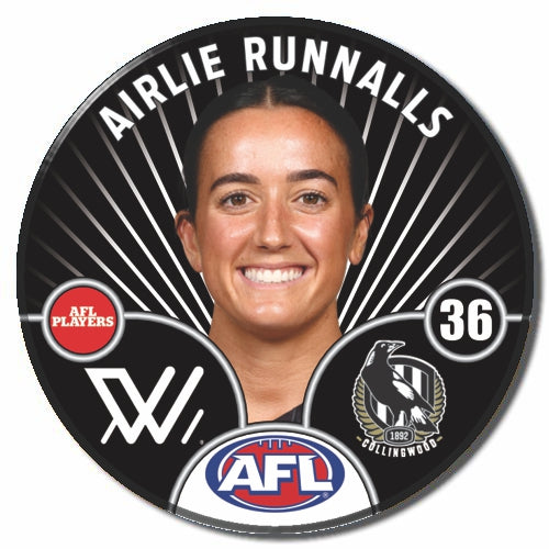 AFLW S10 COLLINGWOOD - RUNNALLS, Airlie