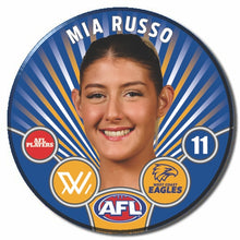 AFLW S11 WEST COAST EAGLES - RUSSO, Mia