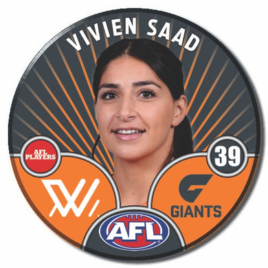 AFLW S10 GWS GIANTS - SAAD, Vivien