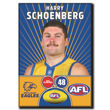 AFL 2026 WEST COAST EAGLES Football Club - SCHOENBERG, Harry