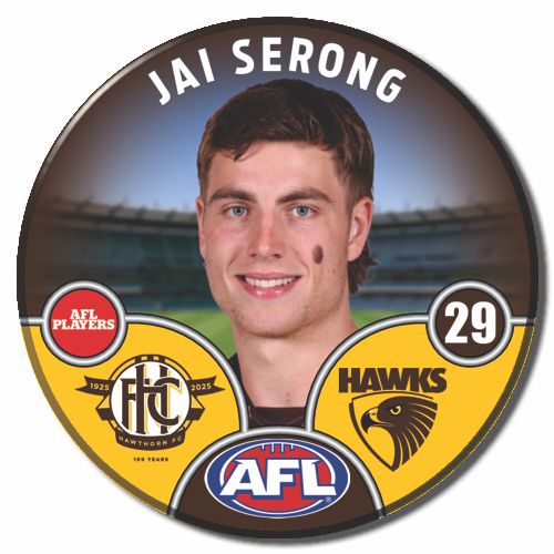 2025 AFL Hawthorn Football Club - SERONG, Jai