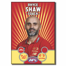 AFLW S11 GOLD COAST SUNS - SHAW, Rhyce - COACH