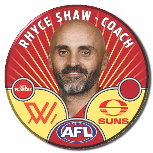 AFLW S10 GOLD COAST SUNS - SHAW, Rhyce - Coach