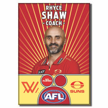 AFLW S10 GOLD COAST SUNS - SHAW, Rhyce - Coach