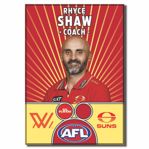 AFLW S10 GOLD COAST SUNS - SHAW, Rhyce - Coach