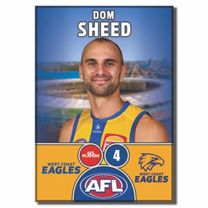 2025 AFL West Coast Eagles Football Club - SHEED, Dom