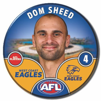 2025 AFL West Coast Eagles Football Club - SHEED, Dom