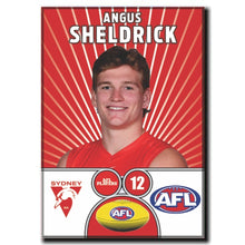 AFL 2026 SYDNEY SWANS Football Club - SHELDRICK, Angus