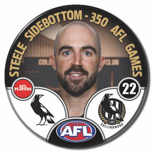 2025 AFL Collingwood Football Club - SIDEBOTTOM, Steele 350th AFL GAMES