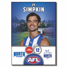 2025 AFL North Melbourne Football Club - SIMPKIN, Jy