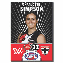 AFLW S10 ST KILDA - SIMPSON, Charlotte