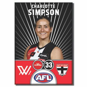 AFLW S10 ST KILDA - SIMPSON, Charlotte