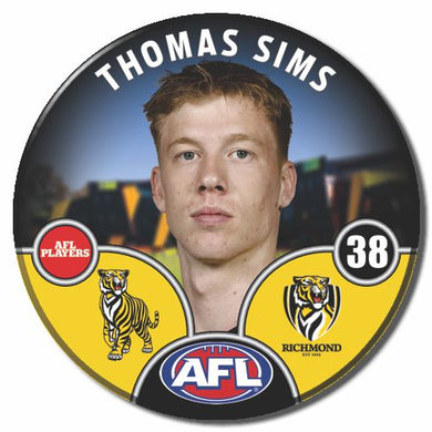 2025 AFL Richmond Football Club - SIMS, Thomas