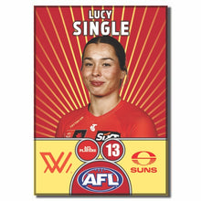 AFLW S10 GOLD COAST SUNS - SINGLE, Lucy